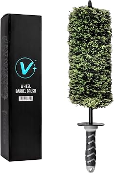 VIKING V+ Wheel Barrel Brush for Deep Wheel Cleaning, 17 Inch Length