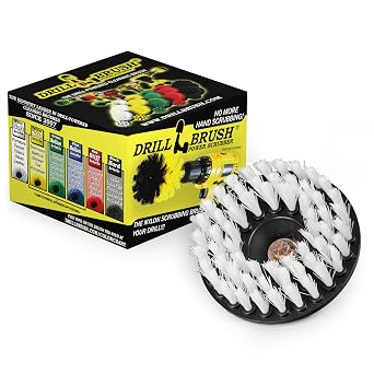 Polishing Scrub Brush - Carpet Cleaner Brush - Threaded Shaft Brush - Glass Cleaner Brush - Carpet Brush for Vehicles - 