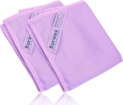 Norwεx Window Cleaning Cloth, Glass Cleaning Cloth, No Chemical Needed, Just Add Water Lints Streaks Scratches Free. (Pu