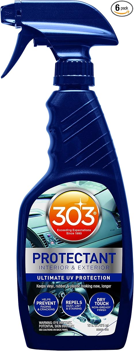 304 Automotive Protectant for Vinyl, Plastic & Rubber, 16 oz 6-Pack
