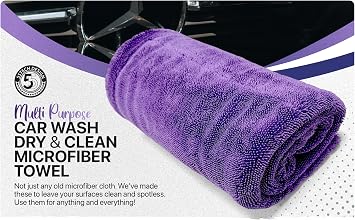 Motors Fast Drying Towels for Cars 31"x20" Car Wash Dry & Clean Microfiber Towel Twist-Loop Pile for Faster One-Pass Veh