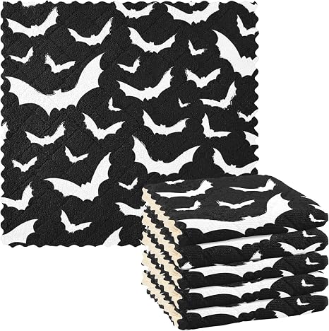 Kitchen Dish Towels 6 Pack, Dish Cloths for Drying Dishes Absorbent Cleaning Cloths Washcloth Reusable Dishcloths Dish R