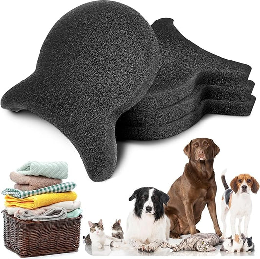 Pet Hair Remover for Laundry, Reusable Dog & Cat Hair Remover Tool, Effectively Removes Pet Hair, Lint and Dander from Bedding and Clothing, Suitable for Washing Machines, Dryers 4PCS