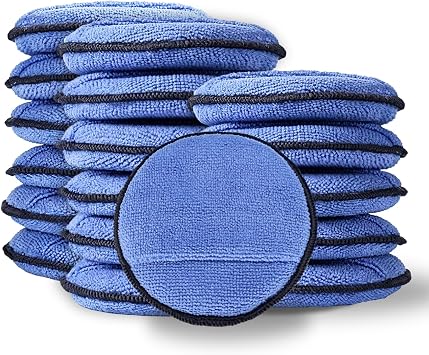 18PCS Car Wax Applicator Pads, Car Polishing Pad, Automotive Wax Applicator with Finger Pocket, Universal Auto Accessori