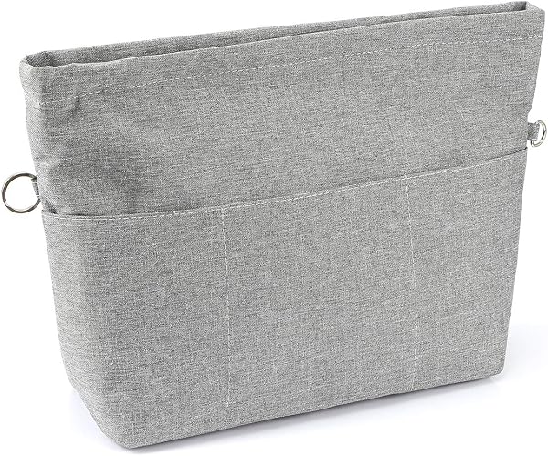 VANCORE Purse Organizer Insert for Handbags,Tote Bag Organizer Insert with Zipper Bag,Premium Handbag Organizer Inside L