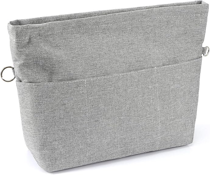 VANCORE Purse Organizer Insert for Handbags,Tote Bag Organizer Insert with Zipper Bag,Premium Handbag Organizer Inside L