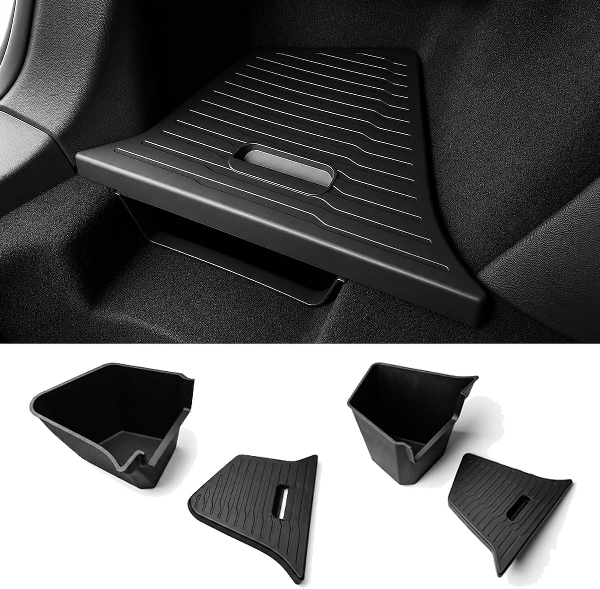 Trunk Side Storage Bins for Tesla Model Y Juniper 2025-2026