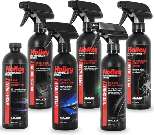 Holley High-Performance Car Care 6-Pack Wash & Detail Bundle