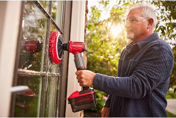 CRAFTSMAN Power Scrubber Microfiber Brush Set for V20 Cordless 2-in-1 Power Scrubber (CMCPSMFB)