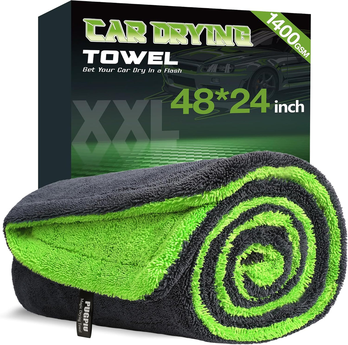 1400GSM Microfiber Car Drying Towel Detailing Extra Large 48"x24"