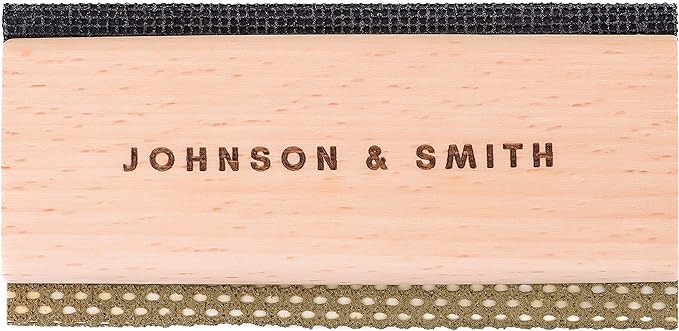 Johnson & Smith Sweater Comb - Double Sided Sweater Shaver Lint Scraper - Easy Grip Cashmere Comb - Multifunction Fabric Clothes Shaver Cashmere Pill Remover - Travel Pilling Remover Brush with Pouch