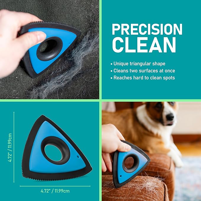 Maxpower Planet Pet Hair Removal Tool, Dog Hair Remover, for Car Carpet, Furniture, Easy Use Car Detailing Fur Remover Tool, Pet Hair Remover for Pet Fur