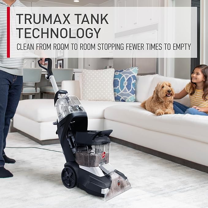 Hoover PowerScrub XL Pet Carpet Cleaner Machine for Carpet and Upholstery, Deep Cleaning Carpet Shampooer Machine with Multi-Purpose Tools, Powerful Suction, Pair with Hoover Cleaner Solution