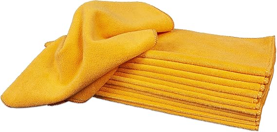 Detailer's Preference 350 GSM Microfiber Towels, Ultra-Soft, Lint-Free, Scratch-Free Detailing Cloths for Car, Home & Ga