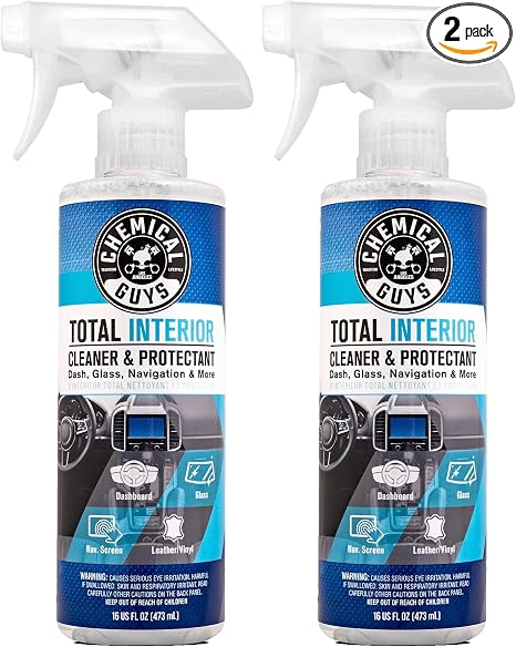 Chemical Guys SPI22016 Total Interior Cleaner and Protectant, Safe for Cars, Trucks, SUVs, Jeeps, Motorcycles, RVs & Mor