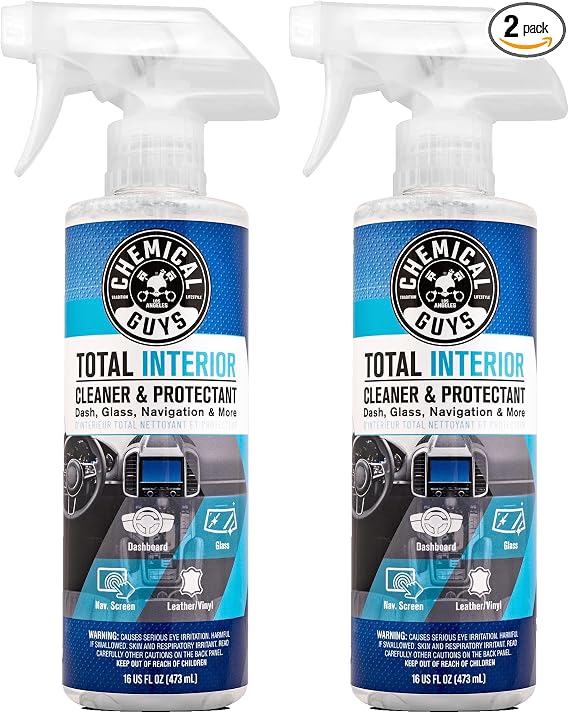 Chemical Guys SPI22016 Total Interior Cleaner and Protectant, Safe for Cars, Trucks, SUVs, Jeeps, Motorcycles, RVs & Mor