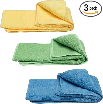 SUMEX MR.KLEEN KLIN306 Microfiber Cloth, 3 Pack