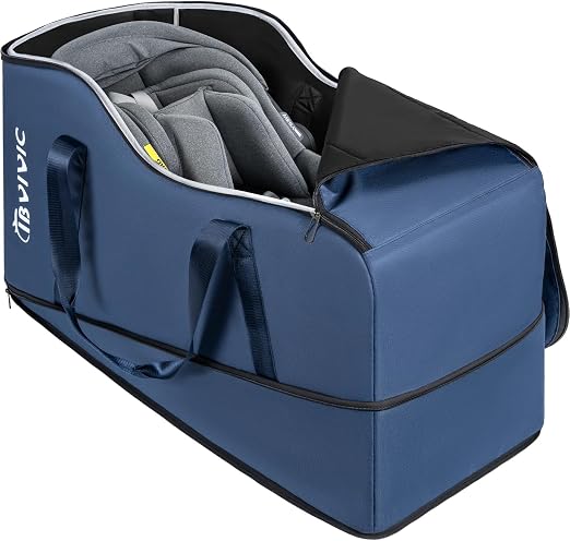 IBVIVIC Car Seat Travel Bag Compatible with UPPAbaby Aria and Mesa, Blue