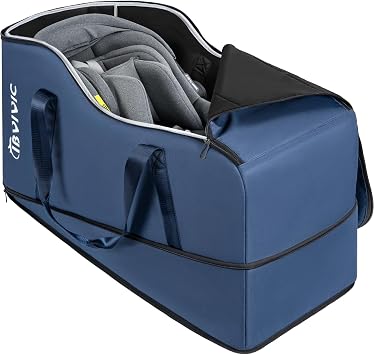 IBVIVIC Car Seat Travel Bag Compatible with UPPAbaby Aria and Mesa, Blue