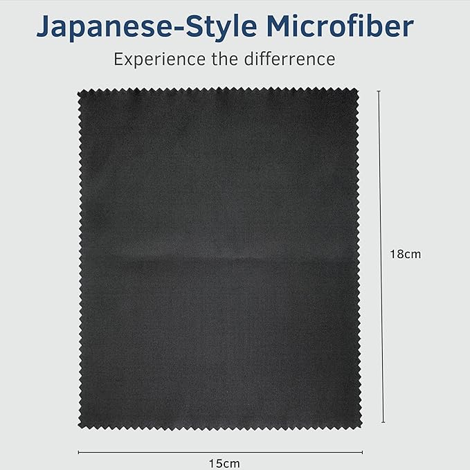 6 Pack Japanese-Style Premium Microfiber Glasses Cleaning Cloth Streak & Scratch-Free Lens Cleaning Cloth – Safe for Eyeglasses, Sunglasses, Glasses Cleaner, Lens Wipes, iPhone & Screens