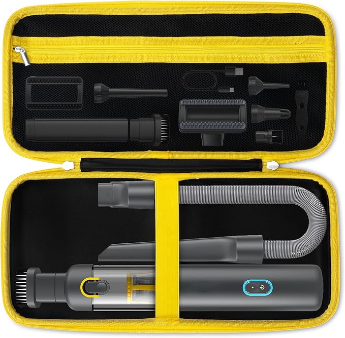 Yewltvep Portable Hard Storage Case for Fanttik Slim V8 Apex/V8 Mate/V10 Apex/V10 Mate Cordless Car Vacuum and Accessories, Dust-Proof Cordless Car Vacuum Organizer Protective Case (Box Only) - Cleanova