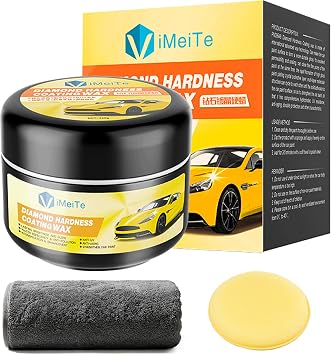 Car Wax Ceranmic Coating,Ceramic Graphene Paste Wax for Car Detailing, High Gloss Shine, Extreme Water Beading, Long-Las