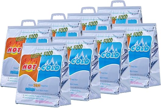 Superio Hot and Cold Insulated Bags for Food Delivery, Grocery Shopping Bags, Food Storage for Hot and Frozen Food for T