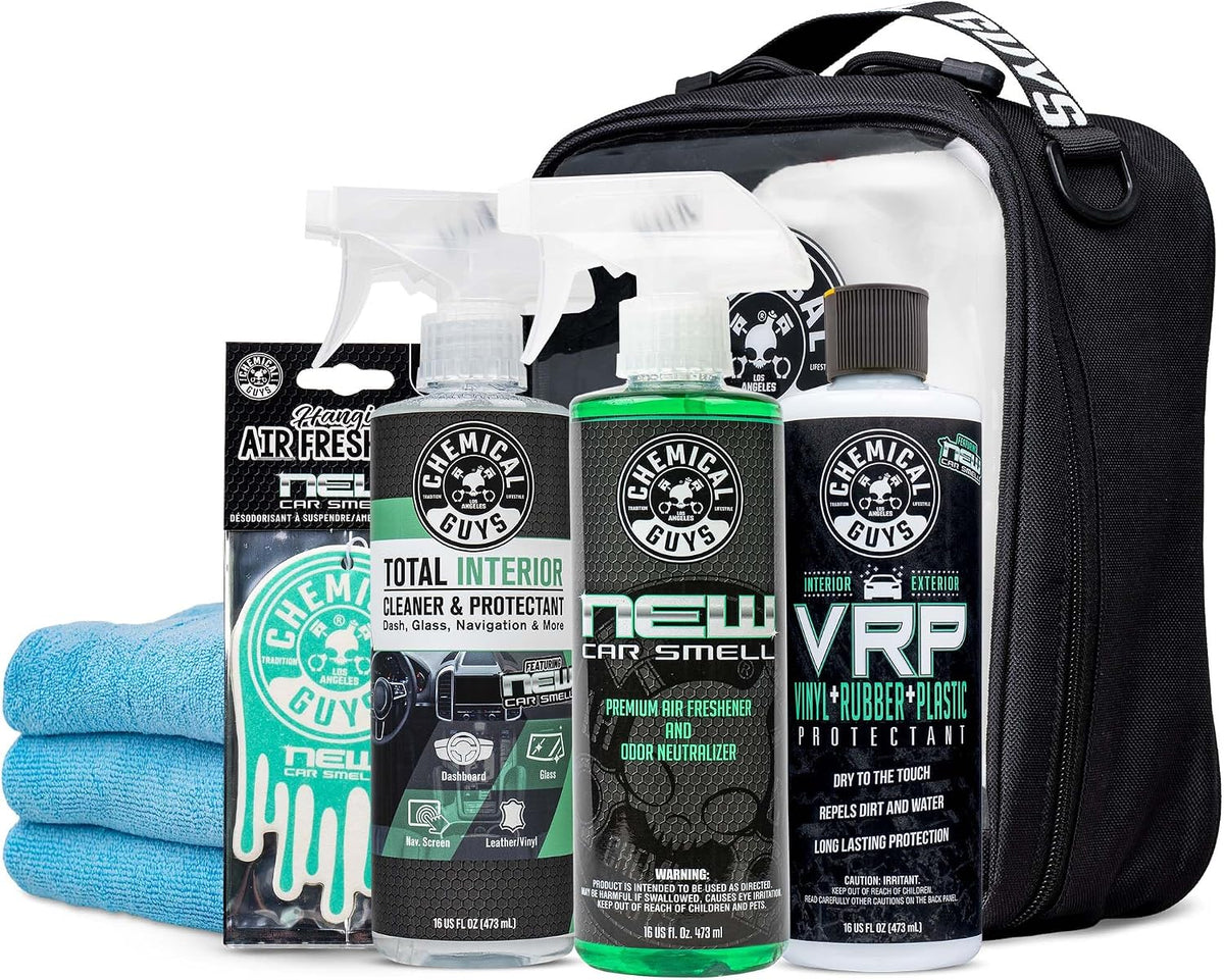 New Car Scent Detailing Kit, Air Freshener & Interior Care