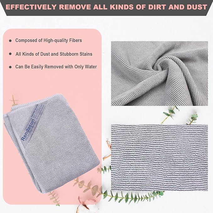 Norwεx - Basic Package - Microfiber - Enviro Cloth. Just Water - Without Leaving Streaks. For Household Enviro Dusting Cleaning Homes, Cars, Bars, Offices. Enviro Dusting Cloth Makes Cleaning a Breeze