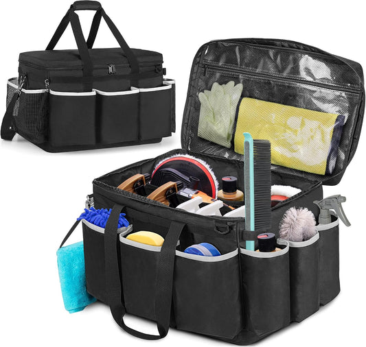 HODRANT Extra-Large Detailing Bag with Waterproof EVA Hard Bottom