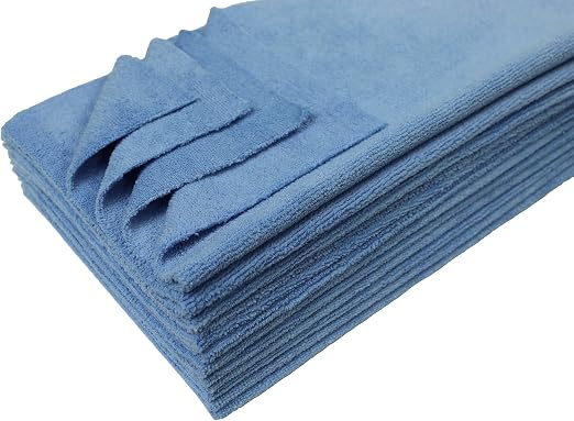 Detailer's Preference Premium Edgeless Microfiber Towels, 350 GSM, Ultra Soft, Lint-Free, Streak-Free, Scratch-Free, Hig