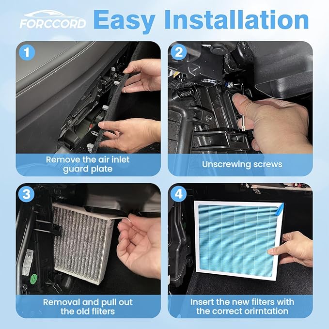 2-Pack UPGRADED HEPA Cabin Air Filter Fits for Jeep Cherokee 19 20 21 (ONLY FIT L4 2.0L/2.4L& V6 3.2L) Activated Carbon Cabin Filter Replace for CF12307(Not fit Grand Cherokee L) Accessories