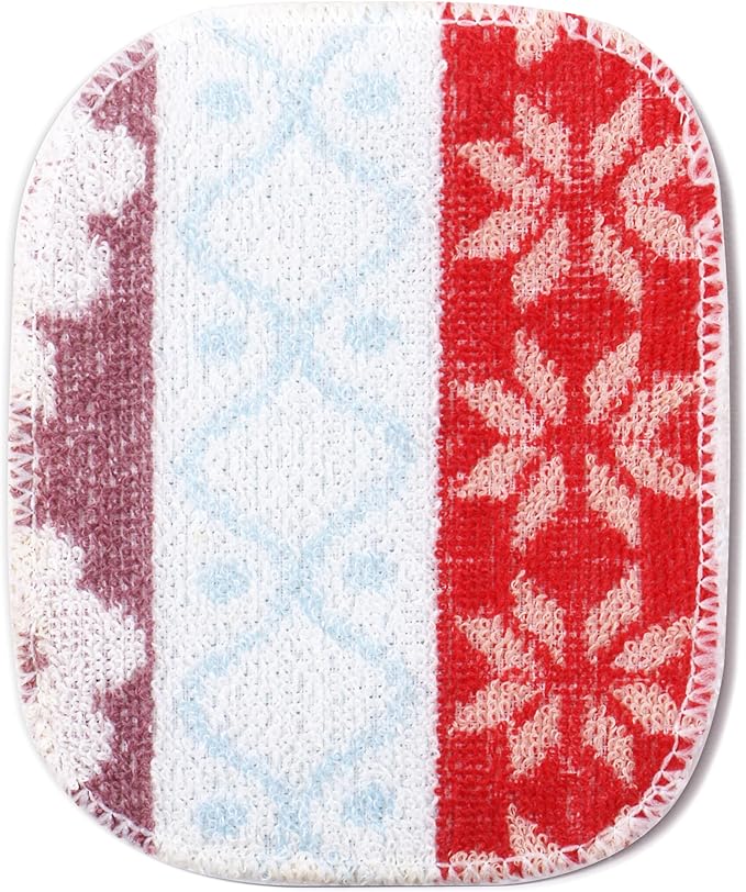 Amarelle Scrub,Eco-Friendly Reusable Dish Scrubbers for Washing Dishes,Soft Safe and Non-Scratch Scrubber, Durable Scouring Pad for Kitchen and Household Cleaning (Royal Bazaar, 5-Pack)
