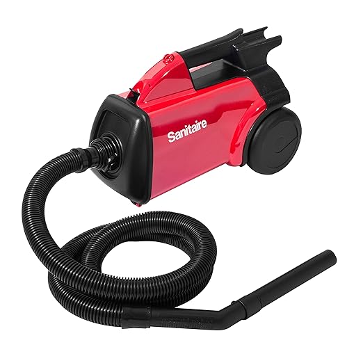 Sanitaire SC3683D Canister Vacuum, Red 19.2 x 17.75 x 11.3 inches