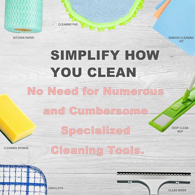 Basic Package - Enviro Cleaning Cloth Cleans without leaving a trace. For Household Enviro Dusting Cleaning Homes, Cars, Bars, Office, Solving Problems, Only Water Is Needed To Complete The Cleaning.