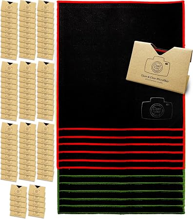 Clean & Clear Microfiber Cleaning Cloth, Extra Large [100 Pack] Ultra Premium Microfiber Cleaning Cloth - Microfiber Clo