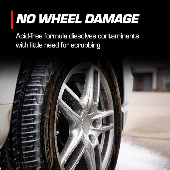 Holley Wheel Clean - Wheel Cleaner & Brake Dust Remover - Acid-Free Formula for Tires - Spray on and Dissolve Grime - 16 oz.