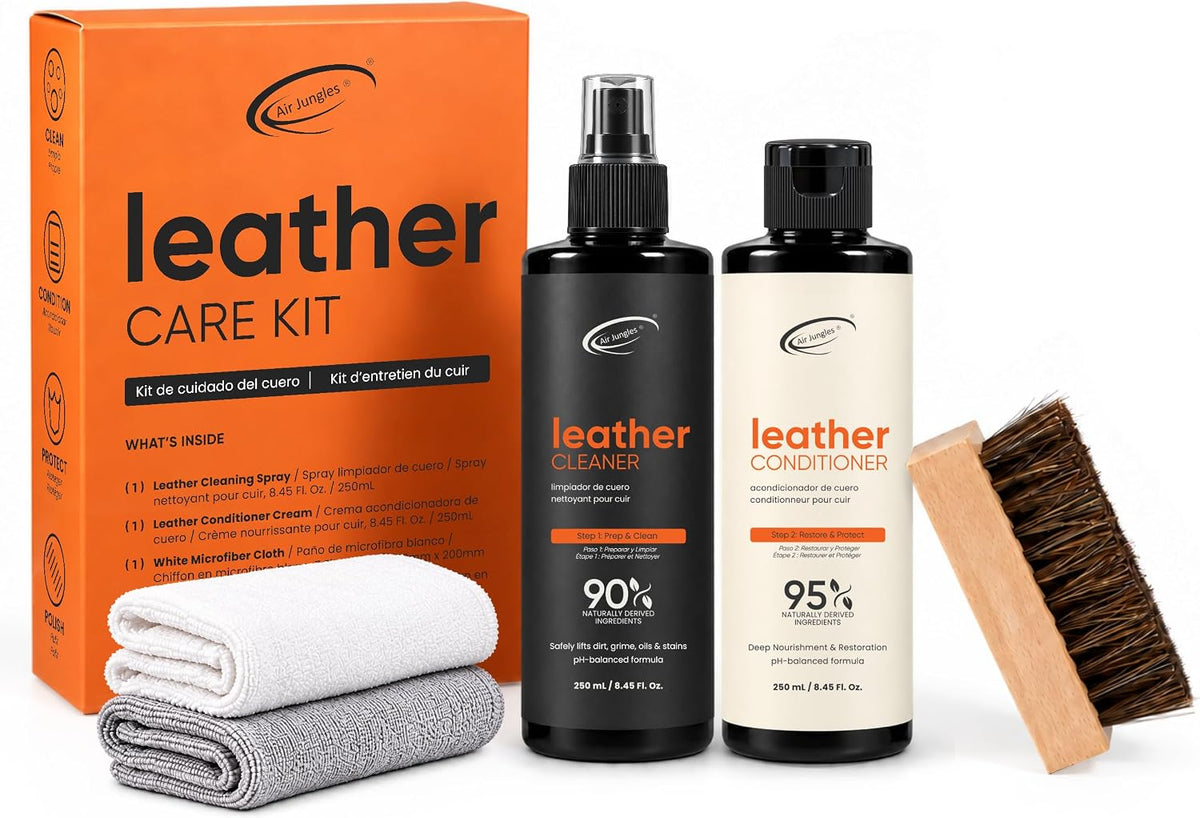 5in1 Leather Care Kit with Cleaner and Conditioner