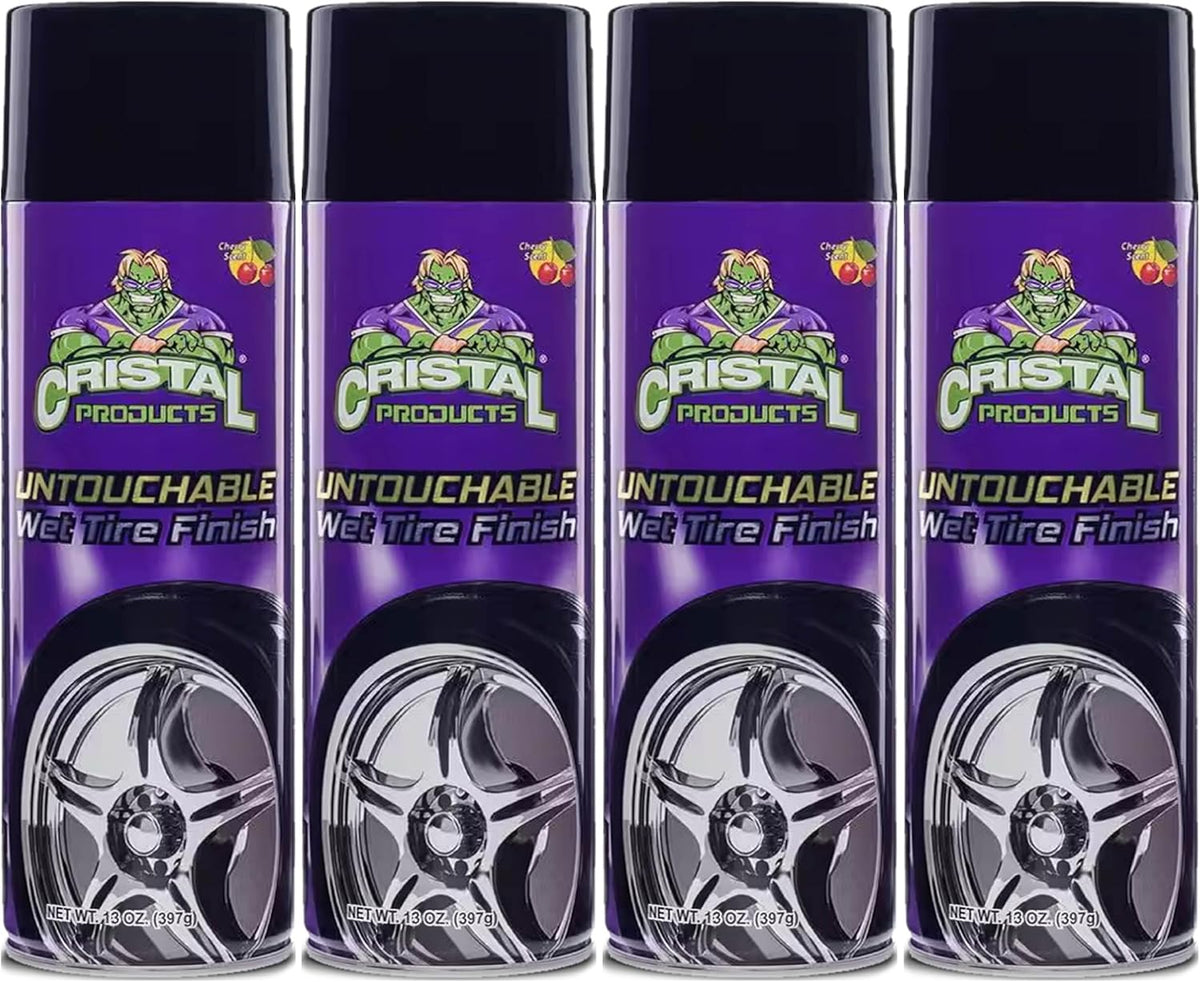 Untouchable Tire Shine Spray, No Sling Tire Shine 13oz 4PK