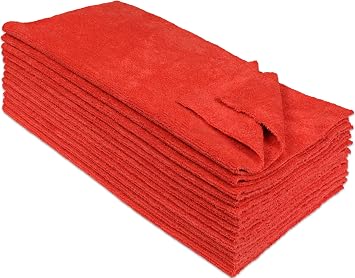 CleanAide Ultrasonic-Cut 300 GSM Microfiber Cleaning Towels, Lint-Free, Scratch-Free, Highly Absorbent, Durable & Reusab