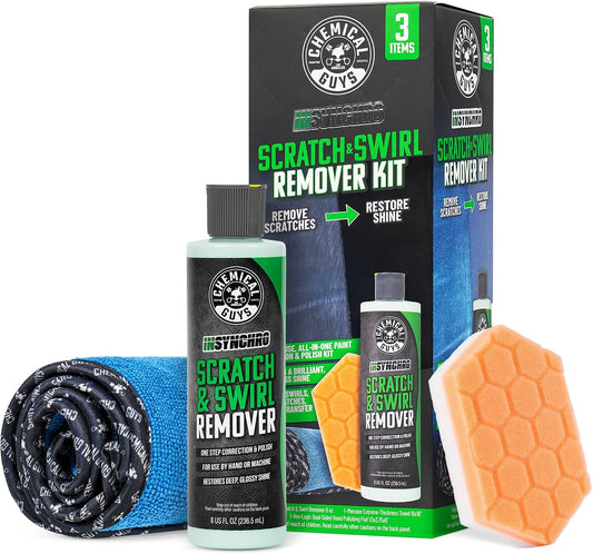 Chemical Guys, Insynchro Scratch & Swirl Remover Hand Polishing Kit, 8 oz