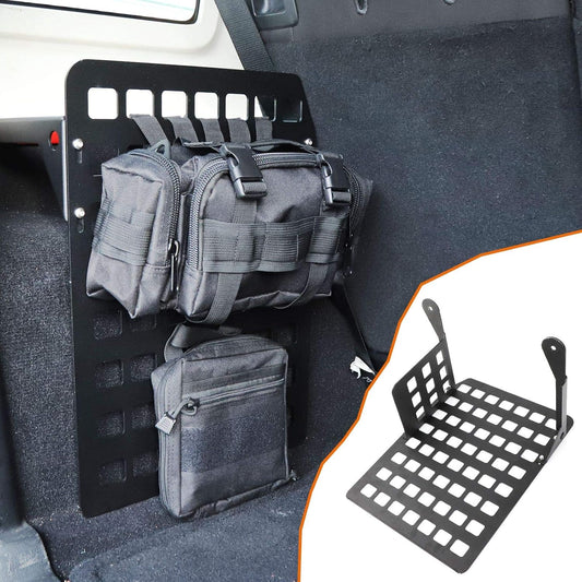 Metal Molle Storage Trunk Organizer Cargo Rack Shelf Storage for 2007-2018 Jeep Wrangler JK & Unlimited 4-Door (Driver Side)