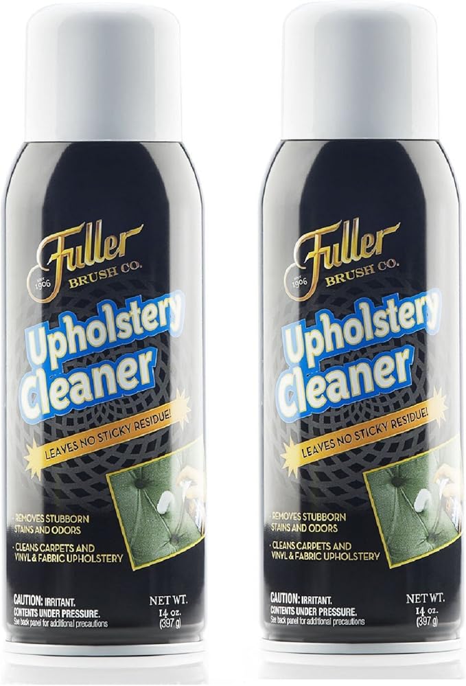 Fuller Brush Upholstery Cleaner – Foaming Multi-Surface Spray for Fabric, Carpet, Vinyl & Car Seats – Removes Stains & O