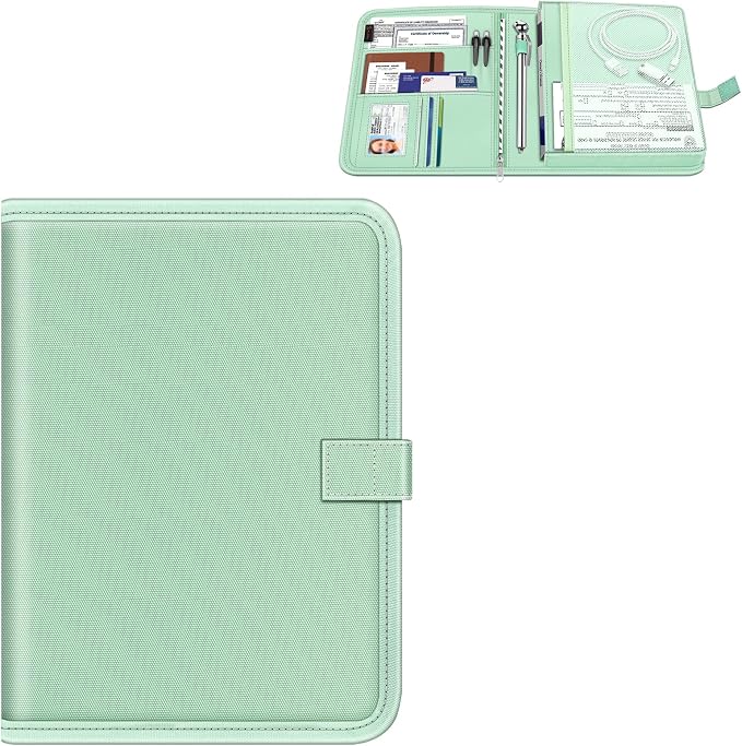 FINPAC Car Document Holder Vehicle Registration and Insurance Card Holder