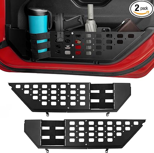 sukemichi Door Cup Holders for 2018-2026 Jeep Wrangler JL 4XE Gladiator JT