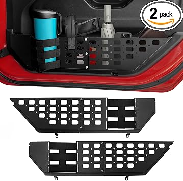 sukemichi Door Cup Holders for 2018-2026 Jeep Wrangler JL 4XE Gladiator JT