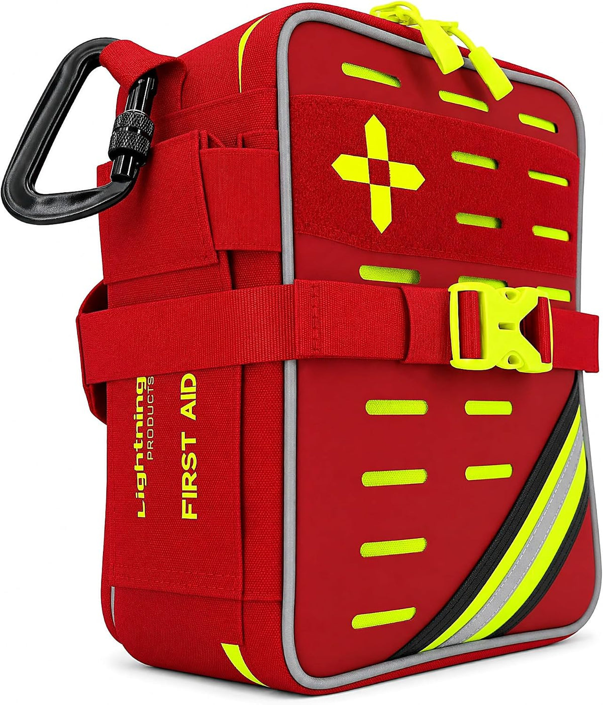 Lightning X 269 Piece First Aid Kit OSHA ANSI Class A+, Soft Case Emergency Medical Kit, Portable Trauma Kit for Home, Vehicle, Workplace, Travel, Outdoor