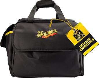 Meguiar's Detailing Bag - Premium Car Bag and Detailing Supply Organizer - Portable for All Your Favorite Supplies, Blac