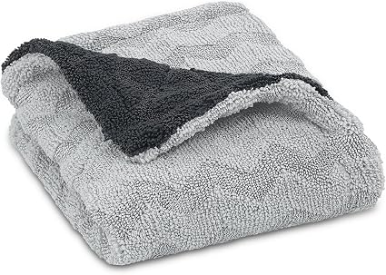 LIVOS 1000GSM Car Drying Towel, 18" x 24" Dual Sided Microfiber Towels for Cars, Ultra Absorbent Lint & Scratch-Free, Ed