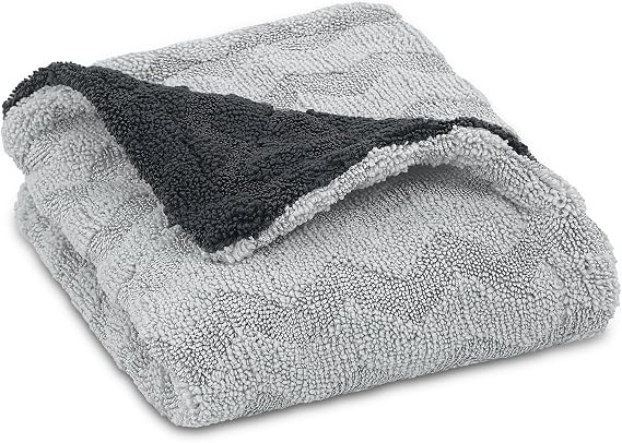 LIVOS 1000GSM Car Drying Towel, 18" x 24" Dual Sided Microfiber Towels for Cars, Ultra Absorbent Lint & Scratch-Free, Ed
